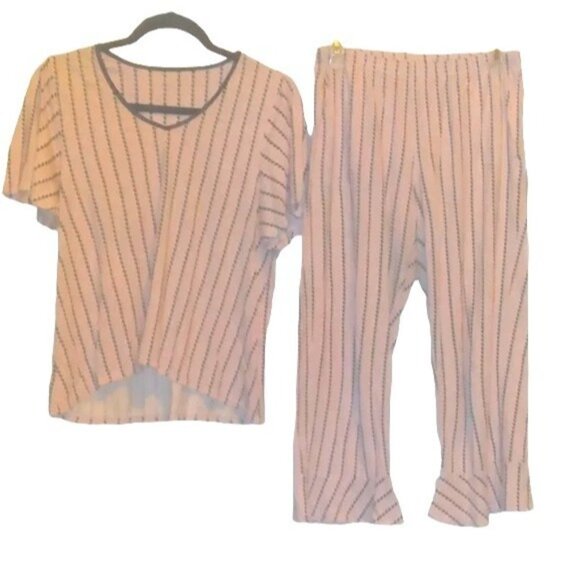 kate spade Other - Kate Spade Pastel Pink Heart Print Pajama Set